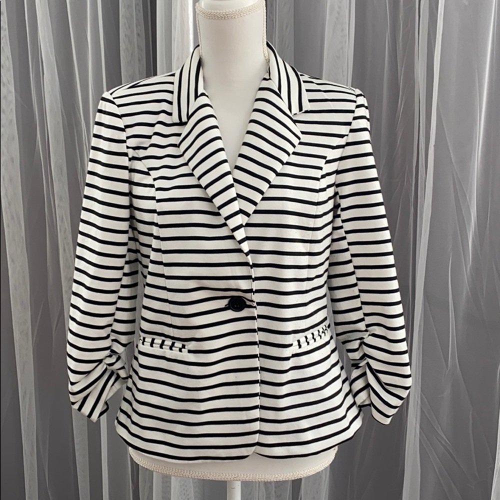 Christian Siriano striped blazer - Picture 1 of 6